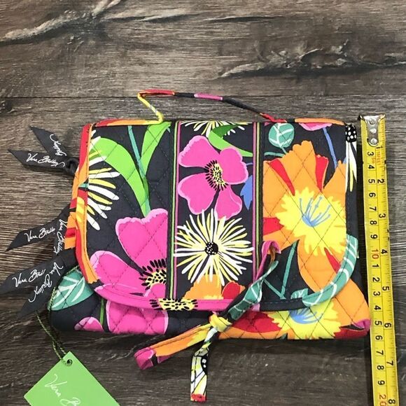 Vera Bradley Jazzy Blooms Essential Cosmetic Case - Picture 3 of 10